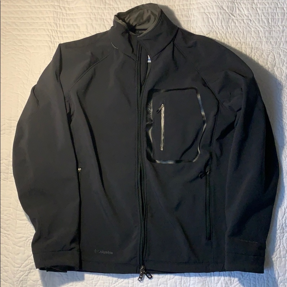 Columbia titanium shell jacket